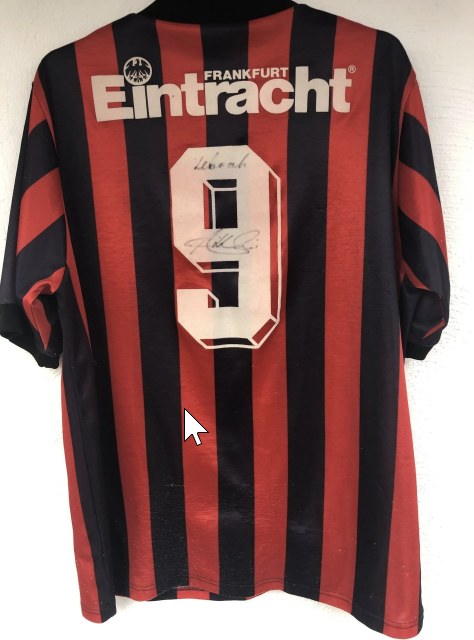 Yeboah Anthony Trikot, Rückseite, 1992/93