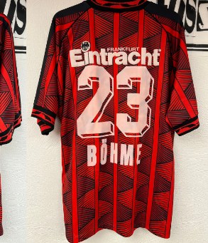 Böhme Jörg Trikot, Rückseite, 1995/96