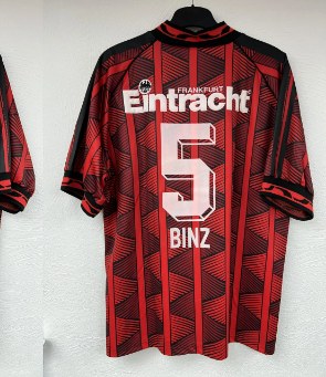 Binz Manni Trikot, Rückseite, 1995/96