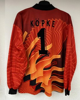 Köpke Andreas Trikot, Rückseite, 1995/96