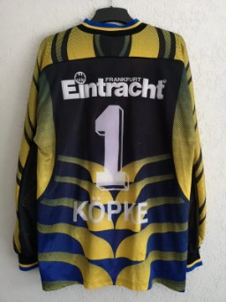 Köpke Andreas Trikot, Rückseite, 1995/96