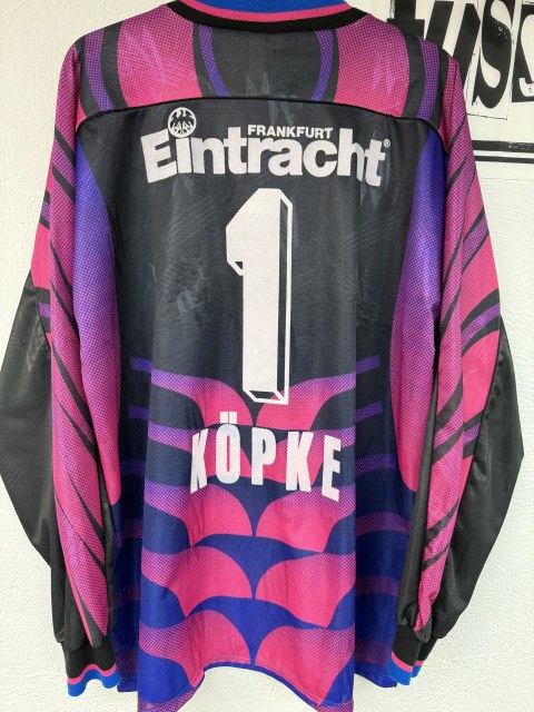 Köpke Andreas Trikot, Rückseite, 1995/96