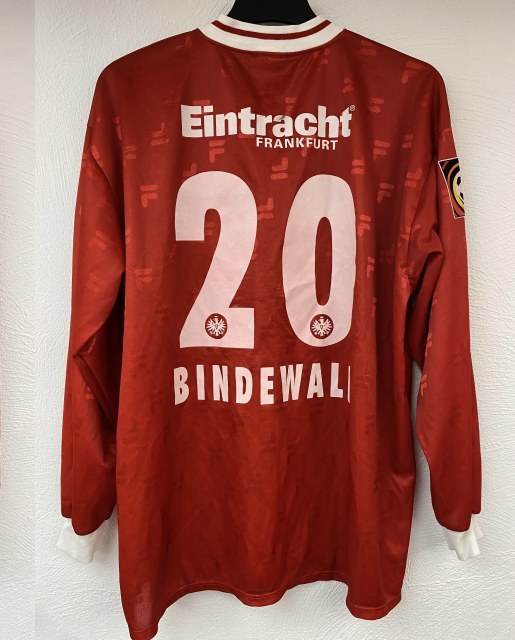 Bindewald Uwe Trikot, Rückseite, 2000/01