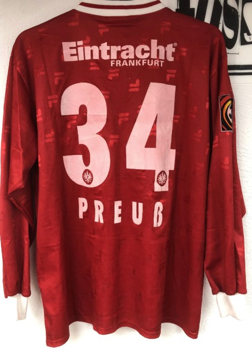 Preuß Christoph Trikot, Rückseite, 2000/01