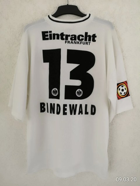 Bindewald Uwe Trikot, Rückseite, 2001/02