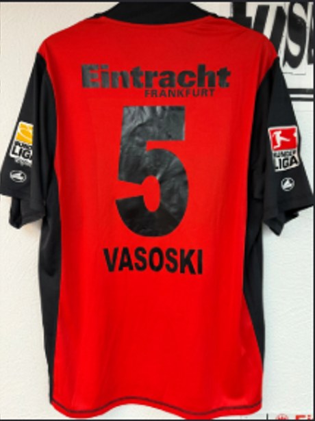 Vasoski Aleksandar Trikot, Rückseite, 2009/10