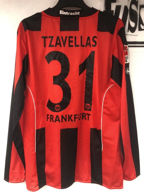 Tzavellas Georgios Trikot, Rückseite, 2010/11
