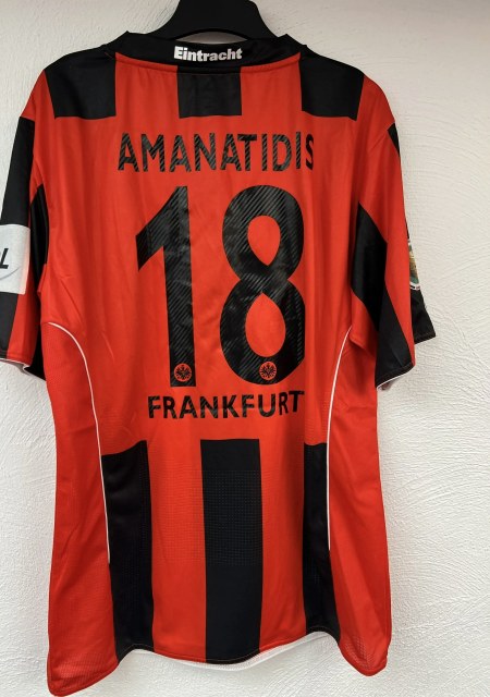 Amanatidis Ioannis Trikot, Rückseite, 2010/11