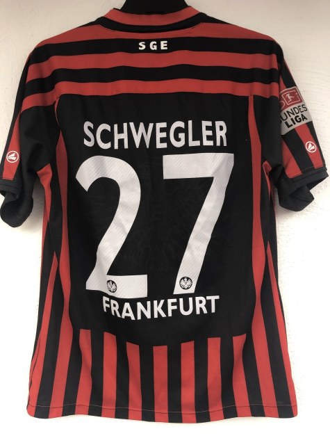 Schwegler Pirmin Trikot, Rückseite, 2012/13