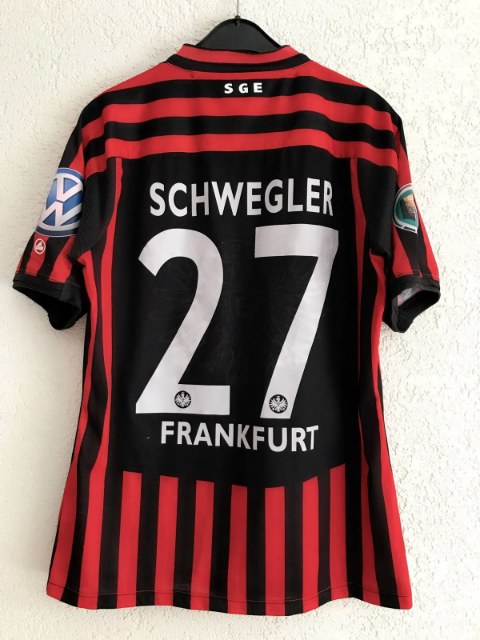 Schwegler Pirmin Trikot, Rückseite, 2012/13