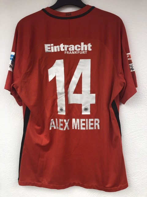 Meier Alex Trikot, Rückseite, 2016/17