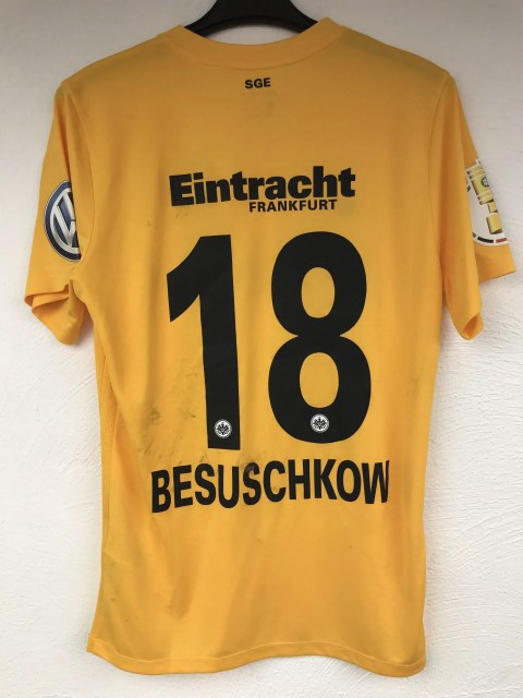 Besuschkow Max Trikot, Rückseite, 2016/17