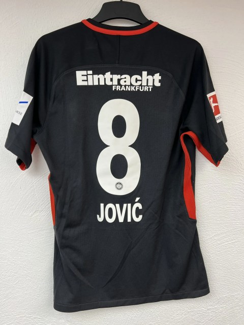 Jovic Luka Trikot, Rückseite, 2017/18