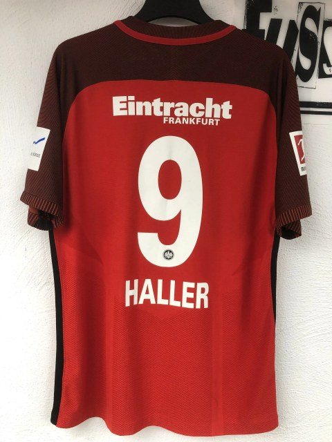 Haller Sébastien Trikot, Rückseite, 2017/18