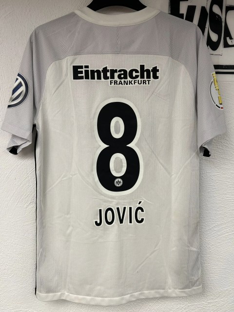 Jovic Luka Trikot, Rückseite, 2017/18