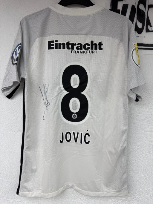 Jovic Luka Trikot, Rückseite, 2017/18
