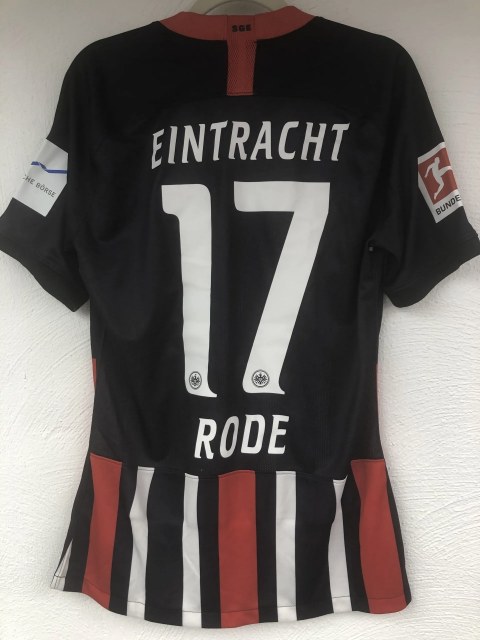 Rode Sebastian Trikot, Rückseite, 2019/20