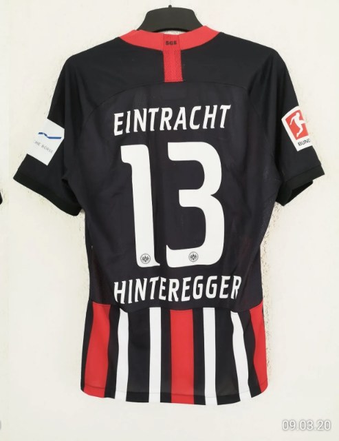 Hinteregger Martin Trikot, Rückseite, 2019/20