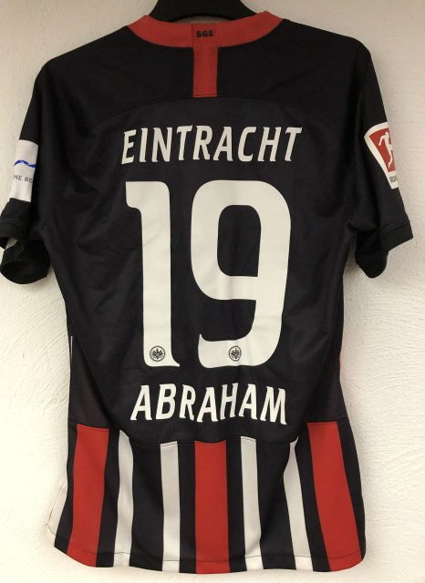 Abraham David Trikot, Rückseite, 2019/20