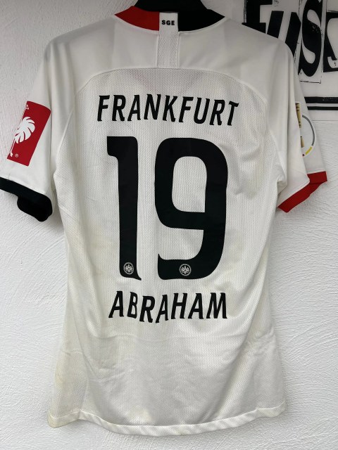 Abraham David Trikot, Rückseite, 2019/20