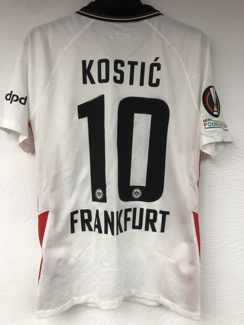 Kostic Filip Trikot, Rückseite, 2021/22