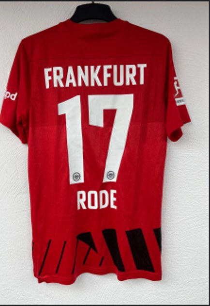 Rode Sebastian Trikot, Rückseite, 2022/23