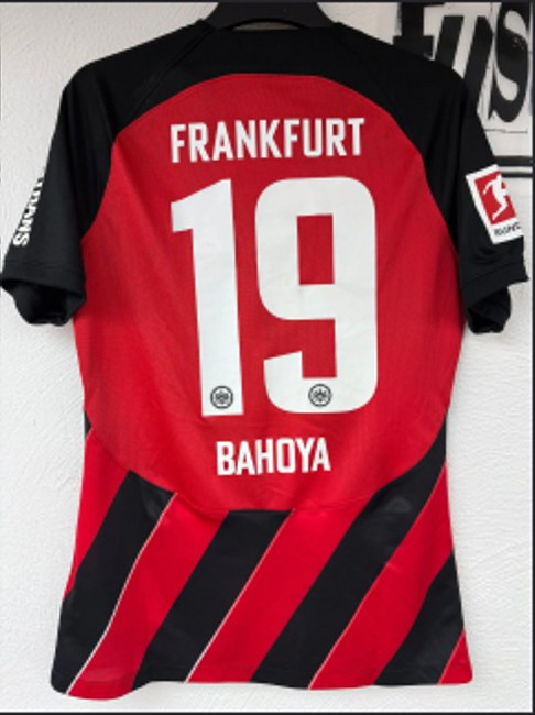 Bahoya Jean-Matteo Trikot, Rückseite, 2023/24