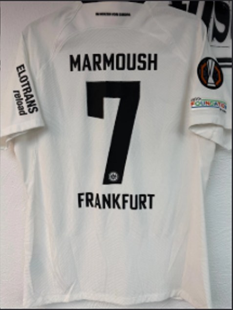 Marmoush Omar Trikot, Rückseite, 2024/25