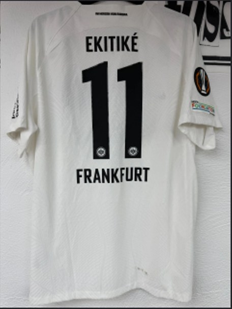 Ekitike Hugo Trikot, Rückseite, 2024/25