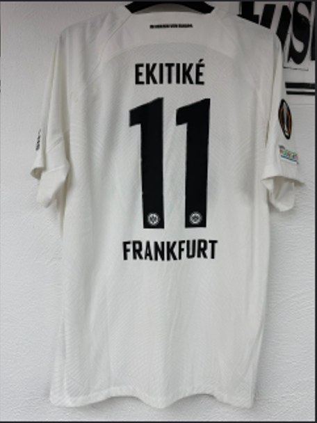 Ekitike Hugo Trikot, Rückseite, 2024/25