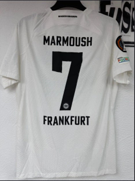 Marmoush Omar Trikot, Rückseite, 2024/25