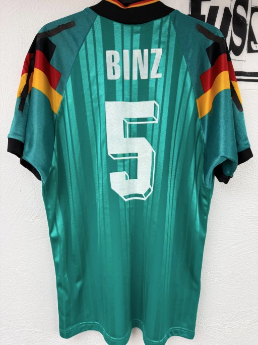 Binz Manni Trikot, Rückseite, 1991/92